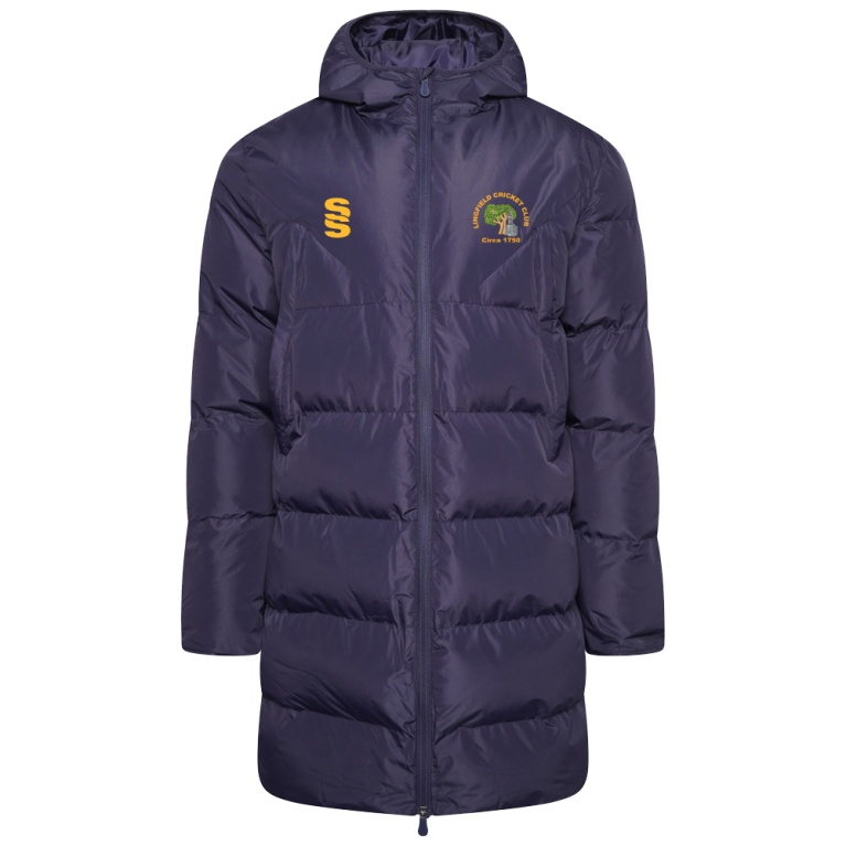 Active Long Padded Jacket - Navy