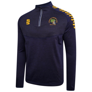 1/4 Zip Dual Performance Top : Navy