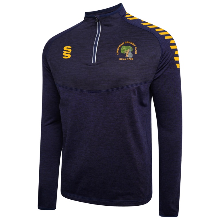 1/4 Zip Dual Performance Top : Navy